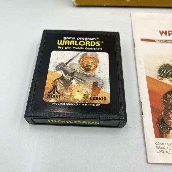 Warlords (Atari 2600, 1981) CIB Tested Working - Picture 5 of 11